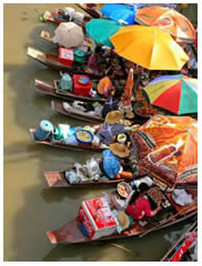 people in boats
